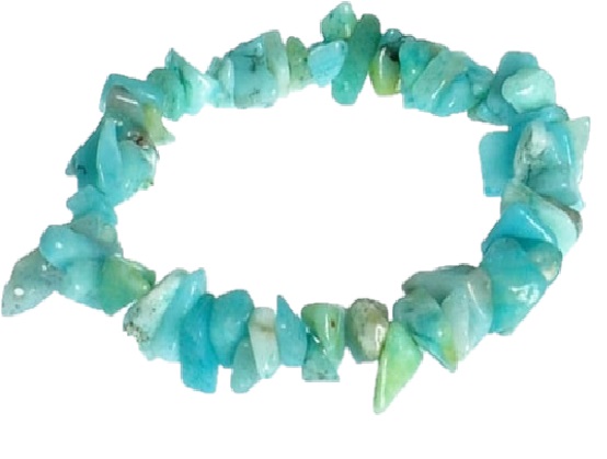 Amazonite bracelet chips